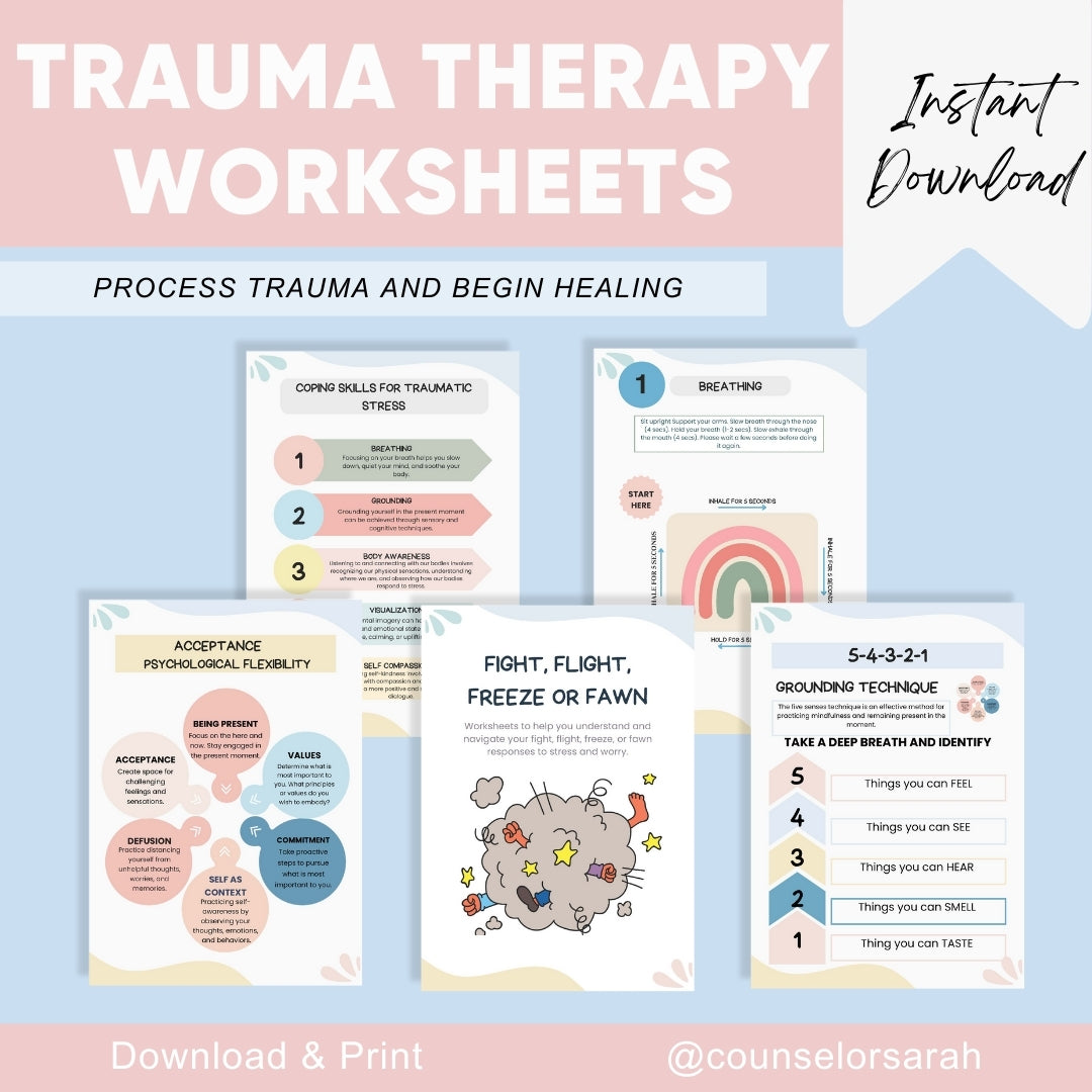 Trauma Therapy Bundle by Dr. Anna (FREE Today)