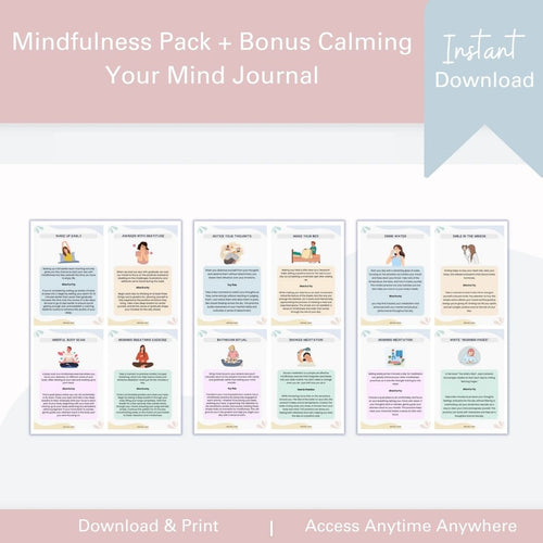 Mindfulness: Calming your Mind + Journal